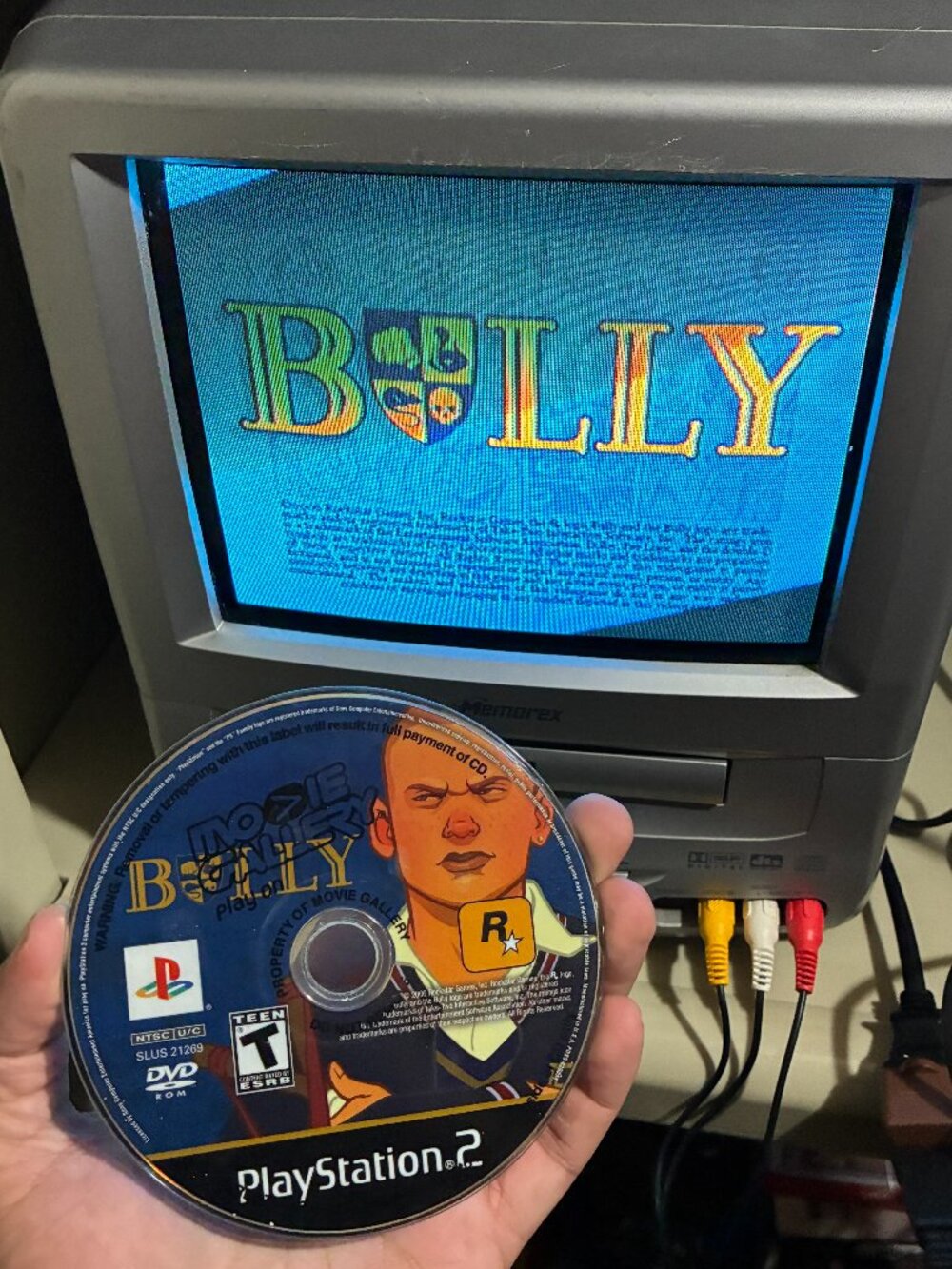 Bully PS2 PlayStation 2 Game Disc Only Black Label Rockstar Games SLUS 21269